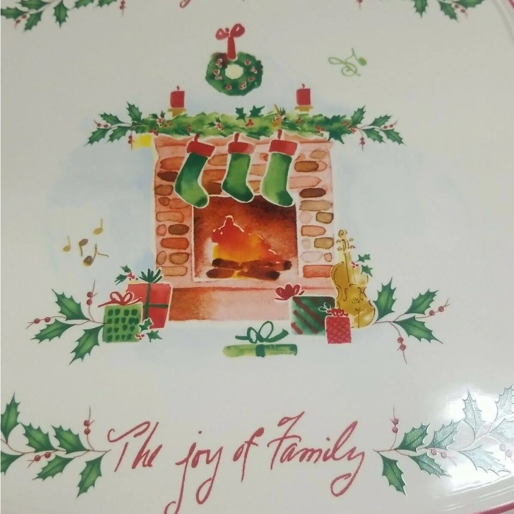 Lenox Holiday Inspirations & Illustrations Gift of Friends 8 1/4" Trivet NWT - Picture 3 of 6